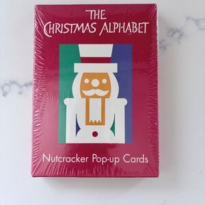 Robert Sabuda The Christmas Alphabet Nutcracker Pop-up Cards Boxed Set of 8 NEW
